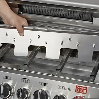 Газовий гриль BBQ Monroe Pro 4 SIK Turbo (4 пальники ,оглядове віконце) — фото 6