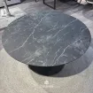 Вуличний круглий стіл Moreno Low Dining Table 120 Ø см, TRESPA MARBLE, Charcoal — фото 3