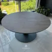 Уличный круглый стол Moreno Low Dining Table 150 Ø см, TRESPA MARBLE, Charcoal — фото 2