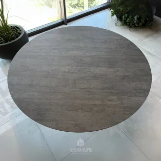 Уличный круглый стол Moreno Low Dining Table 150 Ø см, TRESPA MARBLE, Charcoal — фото 3