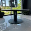 Уличный круглый стол Moreno Low Dining Table 150 Ø см, TRESPA MARBLE, Charcoal — фото 4