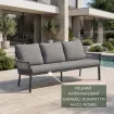 Диван Liv Lounge Charcoal 3-х місний — фото 4