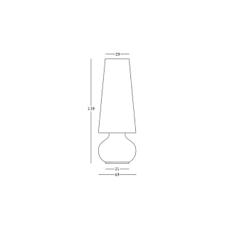 Светильник вуличный садовый FADE LAMP LIGHT INDOOR & OUTDOOR 49x49x139 см — фото 6