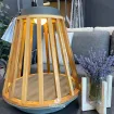 Світильник вуличний садовий Mrs Solar Kate M, MRG, тик (додано сонячну панель)