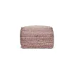 Вуличний пуф Arezzo 55x55 см квадрат, Soft pink mix (рожевий), ПЕТ