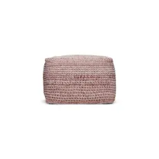 Вуличний пуф Arezzo 55x55 см квадрат, Soft pink mix (рожевий), ПЕТ