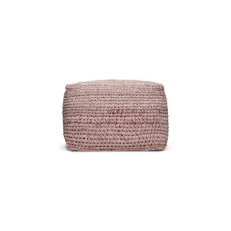 Вуличний пуф Arezzo 55x55 см квадрат, Soft pink mix (рожевий), ПЕТ