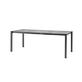 Стіл розкладний PRANZO 160-210x90 антрацит, столешня Concrete effect — фото 7