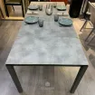 Стіл розкладний PRANZO 160-210x90 антрацит, столешня Concrete effect — фото 2