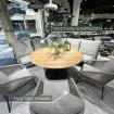 Комплект кутовий диван Merano+ стіл Grado+ 3 стільця Nappa — фото 8