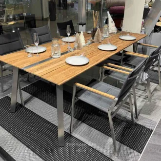 Комплект стол раскладний Linax 220*280 см+ 6 шт. стульев Everest — фото 2