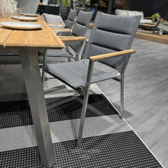 Комплект стол раскладний Linax 220*280 см+ 6 шт. стульев Everest — фото 5