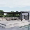 Беседка Luxe 3,6x4 м, крыша open/close (механическая), антрацит — фото 9