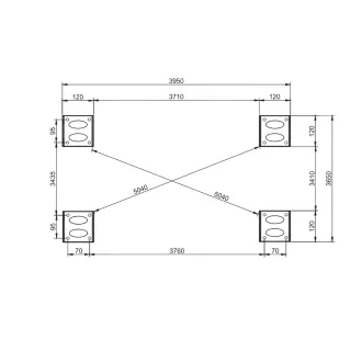 Беседка Luxe 3,6x4 м, крыша open/close (механическая), антрацит — фото 8