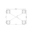 Беседка Luxe 3,6x3 м, электрическая раздвижная крыша + LED, антрацит — фото 14