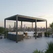 Набор для расширения беседки Luxe 3,6x3 м, электрическая раздвижная крыша, антрацит — фото 11