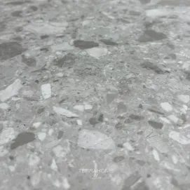 Стіл кавовий TRIPÈ FIXED бежевий + краплеподібна стільниця Grit effect — фото 2