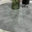 Стіл обідній TRIPÈ MAXI FISSO FIXED антрацит + кругла стільниця Concrete effect, Ø 80 см — фото 2