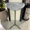 Барний стіл оливковий TRIPÈ FIXED з краплеподібною стільницею Stone effect