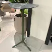Барний стіл оливковий TRIPÈ FIXED з краплеподібною стільницею Stone effect — фото 2