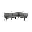 Лаунж-комплект Liv Lounge Dining Set Right , антрацит — фото 8