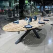 Вуличний стіл Madre 280x130 Matt royal grey |Natural new teak — фото 3
