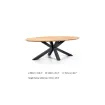 Вуличний стіл Madre 280x130 Matt royal grey |Natural new teak — фото 9