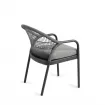 Стілець Fiona Dining Chair Charcoal — фото 6