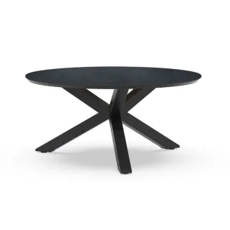 Вуличний круглий стіл OMNIGO, 150 Ø CM TRESPA Graphite, Charcoal