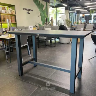 Вуличний барний стіл TIERRA 150 x 80 cm. Trespa Marble Charcoal — фото 3
