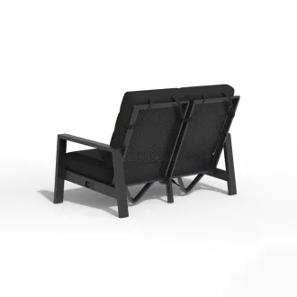 Диван Queens Lounge Bench 2-Seater, Black — фото 2