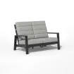 Диван Queens Lounge Bench 2-Seater, Charcoal — фото 7