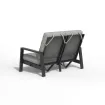 Диван Queens Lounge Bench 2-Seater, Charcoal — фото 9
