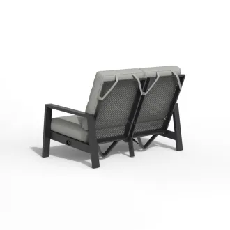 Диван Queens Lounge Bench 2-Seater, Charcoal — фото 9