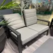 Диван Queens Lounge Bench 2-Seater, Charcoal — фото 3