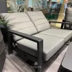 Диван Queens Lounge Bench 2-Seater, Charcoal — фото 4