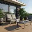 Диван Queens Lounge Bench 2-Seater, Charcoal