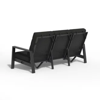 Диван Queens Lounge Bench 3-Seater, Black — фото 4