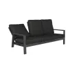 Диван Queens Lounge Bench 3-Seater, Black — фото 5
