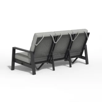 Диван Queens Lounge Bench 3-Seater, Charcoal — фото 8