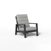 Крісло Queens Lounge Chair. Charcoal — фото 6