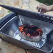 Комплект "Aurora Mirror copper": бездим. вуг. гриль (мідь) з LED +розпалювач і вугілля — фото 3