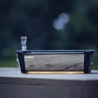 Комплект "Aurora Mirror copper": бездим. вуг. гриль (мідь) з LED +розпалювач і вугілля — фото 7