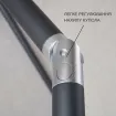 Парасоля з центральною опорою EASY PUSH Ø 300 см, anthracite matt / natural — фото 4