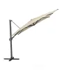 Парасоля з бічною опорою EASY SWING 300х300 см, anthracite matt / natural — фото 15