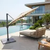 Парасоля з бічною опорою EASY SWING 300х300 см, anthracite matt / natural