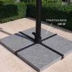 Парасоля з бічною опорою EASY SWING 300х300 см, anthracite matt / natural — фото 9