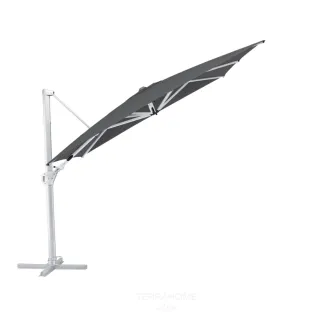 Парасоля з бічною опорою EASY SWING 300х300 см, silver/ anthracite — фото 13
