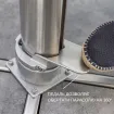 Парасоля з бічною опорою EASY SWING 300х300 см, silver/ anthracite — фото 7