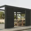 Комплект розсувних дверей Luxe на перголу на бік 3,6 м — фото 2